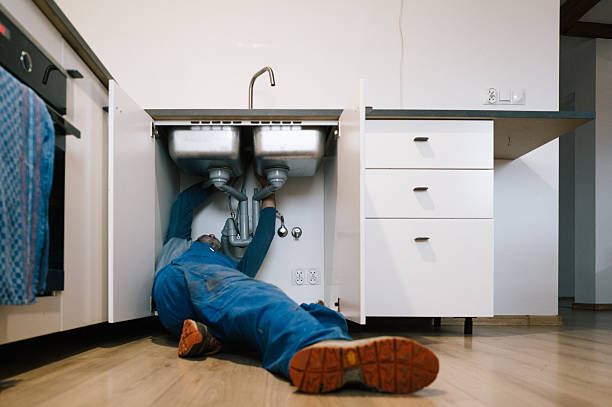 Professional Drain Cleaning technician working in Lovettsville, VA